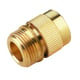 Coupleur laiton automatique femelle x fileté 3/4"