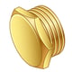 Bouchon laiton mâle - 1/4"