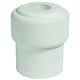 Butoir de porte TOUGOM élastomère blanc diamètre 32 mm hauteur 36 mm