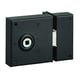 Serrure en applique horizontale bec-de-cane