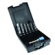 Coffret de 6 forets taraudeurs fraisureurs HSS queue hexagonale + 1 Porte-embout Quick change 1050297
