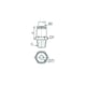 Raccord instantané piquage droit mâle 6505