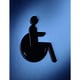 Idéogramme handicapé PCT4 nylon gris manhattan