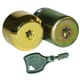 Jeu de cylindre rond IZIS laiton pour serrure CAVITH A2P**
