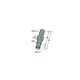 Capteur inductif BIM-M12E - M12 - Portée : 90 mm - PNP