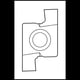 Plaquette de tronconnage/gorges NR-FG carbure