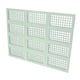 Grille d'aération X600 en applique à découper blanche 430 x 334 mm