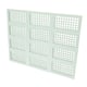 Grille d'aération X600 en applique à découper blanche 430 x 334 mm