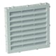 Grille d'aération M114 spéciale façade à sceller blanc 150 x 150 mm