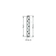 Grille d'aération M114 spéciale façade à sceller blanc 150 x 150 mm