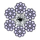 Câble de levage aviation - Diamètre : 3 mm - 7 fils - Couronne de 25 m