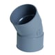 Coude PVC 30° femelle