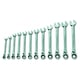 Rack de 12 clés mixtes à cliquet de 8 à 19 mm E111106