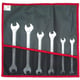 Jeu de 8 clés à fourche extra plates 31