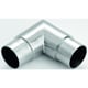 Coude 90° angle vif inox 304 pour tube de main courante