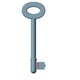 Clé pour serrure série 719