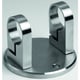 Platine d'ancrage pour montage à l'anglaise inox 304 ronde pour poteau de garde-corps  diamètre 120 mm