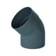 Coude 45° PVC mâle/femelle