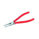 Pince à circlips intérieurs à becs droits chromés mats