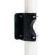 Gâche en polyamide SKRZ pour profil rond noir