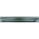 Passe câble à encastrer KU480 inox ouverture 180° longueur 370 mm