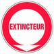 Panneau de signalisation rond extincteur - 300 mm
