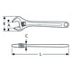 Clé à molette 34 mm chromé Longueur 300 mm