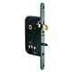 Serrure à larder 1 point MULTIBAT à mentonnet clé I axe 50 mm noire
