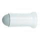 Butoir de plinthe plastique blanc longueur 70 mm