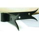 Gond de volet d'angle acier à queue de carpe section 35 x 5 mm diamètre 14 mm noir