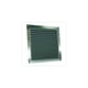 Grille d'aération 436 aluminium estampée en applique avec moustiquaire argent 500 x 500 mm