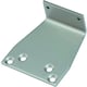 Equerre de fixation pour bras de ferme-porte compatible TS 71/ TS 72/ TS 73/ TS 83 argent