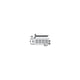 Grille d'aération d'ameublement 381 en applique aluminium argent