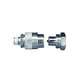 Coupleur hydraulique complet C-604 700 bar Débit maximal : 35 L/min. 3/8"