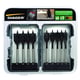 Coffret de 9 mèches à bois plates QUICK-LOCK 925C - diamètre 14/16/18/20/22/24/26/28/30 mm