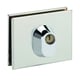 Serrure basse 1358 pour porte en verre