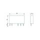 Relais de puissance série REL-MR - 1 broche - 24 VDC - 6A - REL-MR- 24DC/21