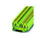 Bloc de jonction série PT-TWIN - Push-in - 1 étage - 4 mm² - vert/jaune - pour conducteur de protection - PT 4-TWIN-PE