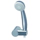 Set de douche AQUA chrome avec douchette Ø 70 mm 1 jet + support mural + flexible