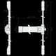 Serrure antipanique Push Bar 90+ 3 points haut et bas coupe-feu