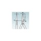 Pince à bec cigogne demi rond chromée isolée 1000V 200 mm
