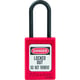 Cadenas de consignation ZENEX S32 avec anse composite sans retenue de clé largeur du coffre 35 mm rouge