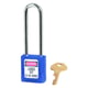 Cadenas de consignation XENOY 410 avec anse acier de 76mm varié bleu