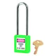 Cadenas de consignation XENOY 410 avec anse acier de 76mm varié vert