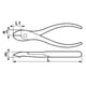 Pince coupante diagonale haute performance isolée 1 000 V 232-TI 160 mm