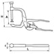 Pince étau serre joint vis 214 - 330 mm