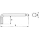 Clé mâle 6 pans à tête sphérique 67-A