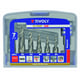 Coffret de 6 forets taraudeurs fraisureurs HSS queue hexagonale + 1 Porte-embout Quick change 1050297