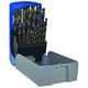 Coffret de forets métaux HSS-E5 Co5% - Plage de diamètres 1 à 13 mm - Nombre de pièces 25
