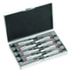 Coffret de 8 tournevis MICRO-TECH® AE.J1 - Plat et Phillips®